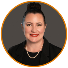 melanie orange circle
